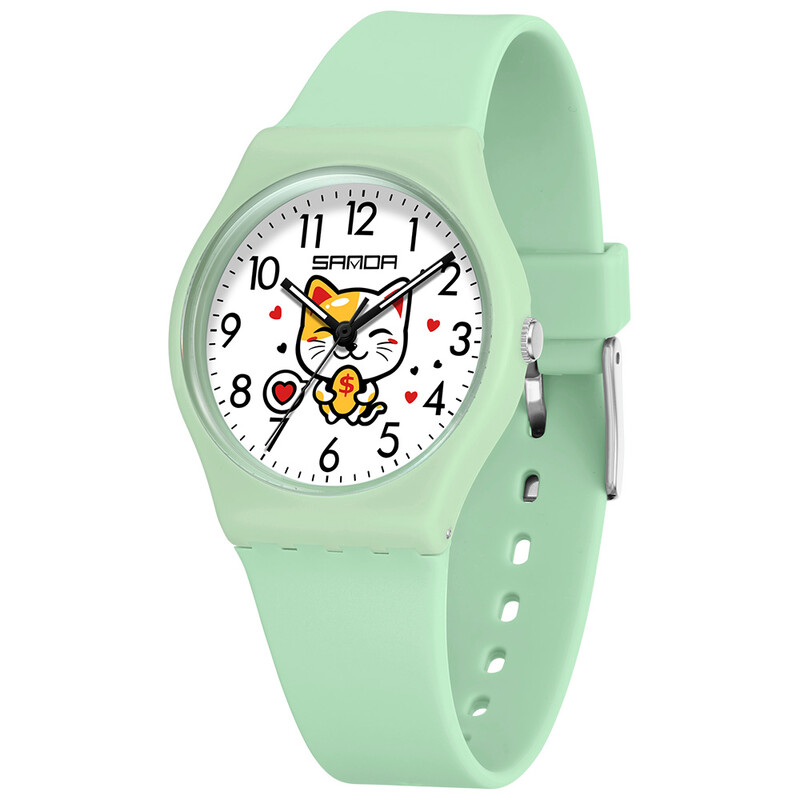 2024 Fashion Sanda Top Brand Lady Ceasuri casual pentru cadou pentru studenți Ceasuri de mână pentru fete și băieți cu design simplu pentru femei