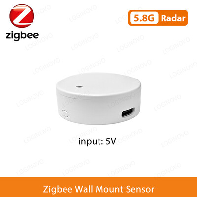 Loginovo Zigbee 3.0 Αισθητήρας ανθρώπινης παρουσίας Tuya Wifi MmWave Radar Detector Έξυπνος οικιακός αισθητήρας κίνησης με ανίχνευση έντασης