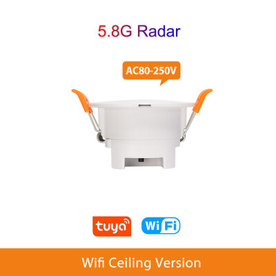 Loginovo Zigbee 3.0 Αισθητήρας ανθρώπινης παρουσίας Tuya Wifi MmWave Radar Detector Έξυπνος οικιακός αισθητήρας κίνησης με ανίχνευση έντασης