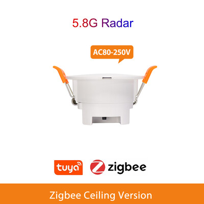 Loginovo Zigbee 3.0 Αισθητήρας ανθρώπινης παρουσίας Tuya Wifi MmWave Radar Detector Έξυπνος οικιακός αισθητήρας κίνησης με ανίχνευση έντασης