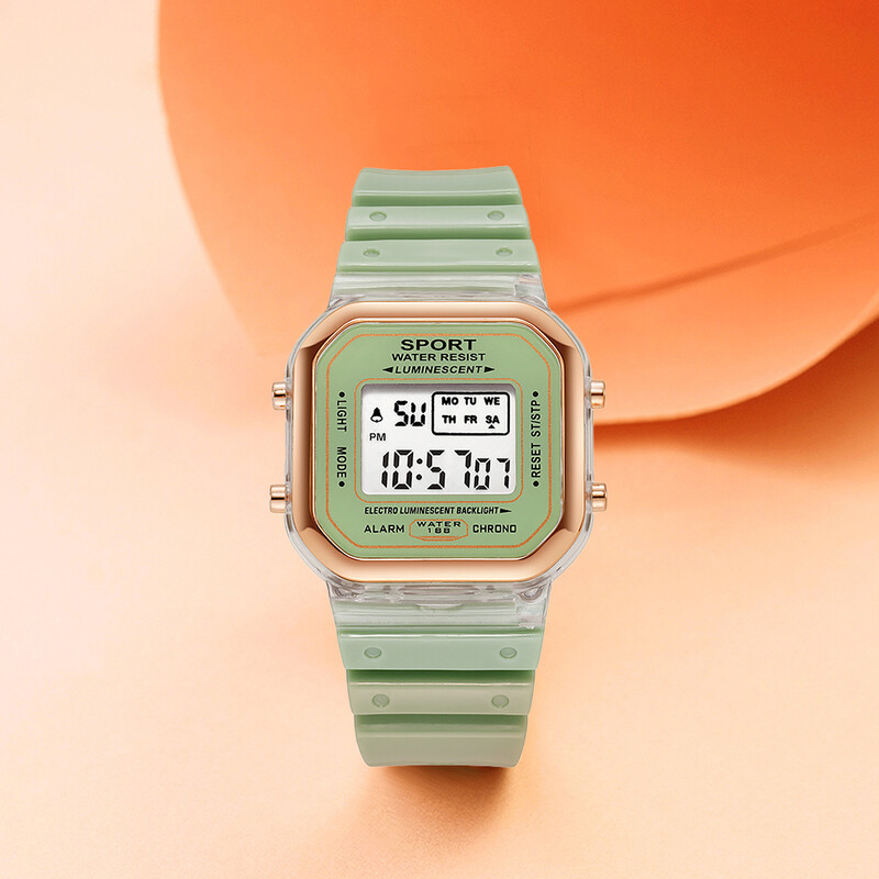 Naujas vaikiškas LED skaitmeninis mokinio laikrodis daugiafunkcis lauko sporto laikrodis minimalistinis vyriškas ir moteriškas elektroninis laikrodis