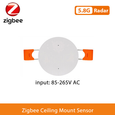 ZigBee Wifi MmWave radara cilvēka klātbūtnes kustības sensora detektors Tuya Smart Life mājas automatizācija Spilgtuma/attāluma noteikšana