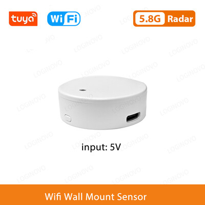 ZigBee Wifi MmWave radara cilvēka klātbūtnes kustības sensora detektors Tuya Smart Life mājas automatizācija Spilgtuma/attāluma noteikšana