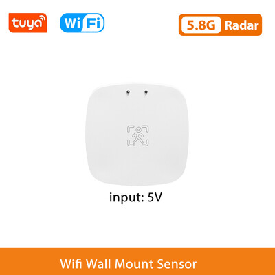 ZigBee Wifi MmWave radara cilvēka klātbūtnes kustības sensora detektors Tuya Smart Life mājas automatizācija Spilgtuma/attāluma noteikšana