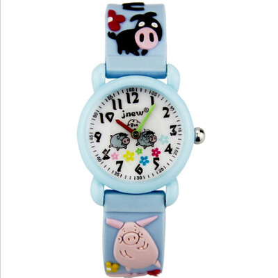 2020-as gyermekóra Vízálló, szép átlátszó cseresznyevirág diák kvarcóra születésnapi ajándék óra fiú sportórák