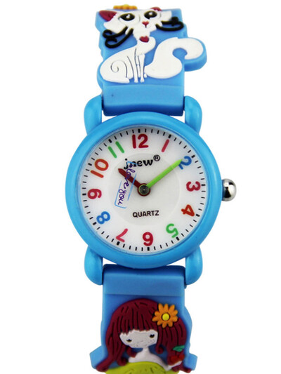 2020-as gyermekóra Vízálló, szép átlátszó cseresznyevirág diák kvarcóra születésnapi ajándék óra fiú sportórák