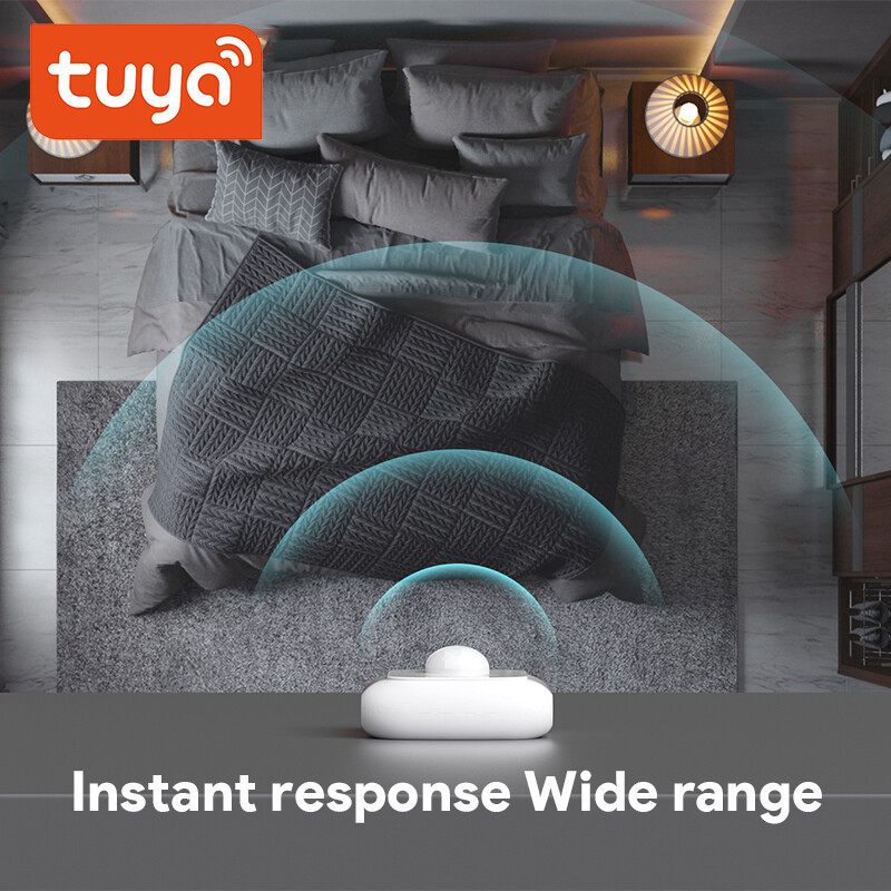 Tuya WiFi Zigbee senzor ľudského pohybu Inteligentný dom PIR detektor pohybu so svetelným senzorom Funkcia prepínača scény Smart Life