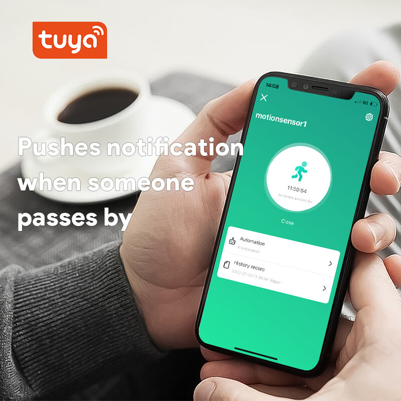 Tuya WiFi Zigbee senzor ľudského pohybu Inteligentný dom PIR detektor pohybu so svetelným senzorom Funkcia prepínača scény Smart Life