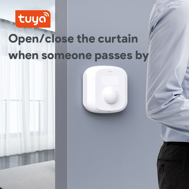 Tuya WiFi Zigbee senzor ľudského pohybu Inteligentný dom PIR detektor pohybu so svetelným senzorom Funkcia prepínača scény Smart Life