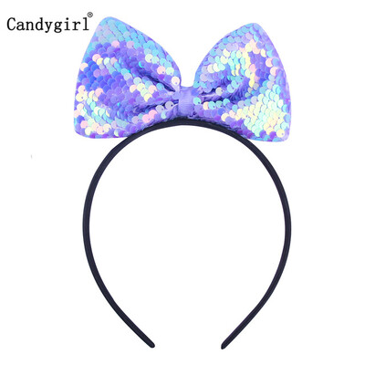 Új flitteres fejpánt lányoknak Rózsaszín hajpánt Fényes arany ezüst fejpánt Családi party Aranyos macskafül fejfedő haj kiegészítők