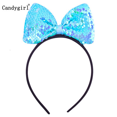 Új flitteres fejpánt lányoknak Rózsaszín hajpánt Fényes arany ezüst fejpánt Családi party Aranyos macskafül fejfedő haj kiegészítők
