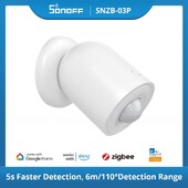 SONOFF SNZB-03P Αισθητήρας κίνησης Zigbee Υποστηρίζει Zigbee 3.0 Local Smart Scene χρειάζεται Zigbee Hub μέσω eWeLink Alexa Google ZBDongle P