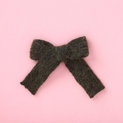 Gyapjú kötött haj masnik Aranyos hajtűk Lányoknak BB klipek Édes hajcsattok Barrettes Tömör kapcsok Gyerek fejfedők Divatos haj kiegészítők