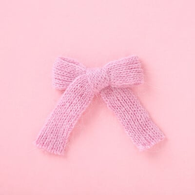 Gyapjú kötött haj masnik Aranyos hajtűk Lányoknak BB klipek Édes hajcsattok Barrettes Tömör kapcsok Gyerek fejfedők Divatos haj kiegészítők