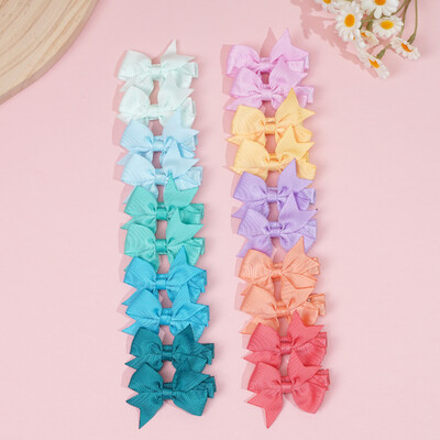 20 dalių 2 colių kūdikių mergaičių plaukų segtukai plaukų lankeliai aligatorių segtukai mažoms mergaitėms, kūdikiams, mažiems vaikams, plaukų priedai