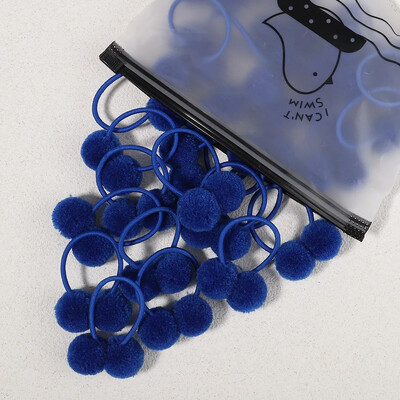 5/10/20 db/Szett tömör dupla plüss golyós elasztikus hajpántok gyerekeknek lányoknak hajkötelek nyakkendők lófarok fejfedők hajkiegészítők ajándék