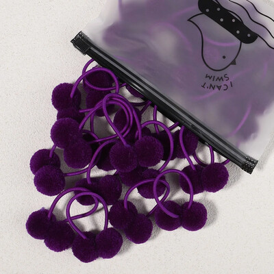 5/10/20 db/Szett tömör dupla plüss golyós elasztikus hajpántok gyerekeknek lányoknak hajkötelek nyakkendők lófarok fejfedők hajkiegészítők ajándék