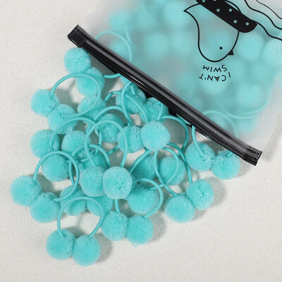 5/10/20 db/Szett tömör dupla plüss golyós elasztikus hajpántok gyerekeknek lányoknak hajkötelek nyakkendők lófarok fejfedők hajkiegészítők ajándék