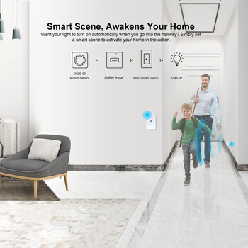 SONOFF SNZB-03 Zigbee 3.0 Motion Sensor Detector Smart Control μέσω eWeLink ZBBridge Απαιτείται εργασία με Alexa Google Home