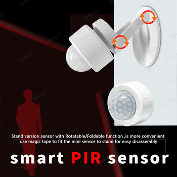 Tuya Zigbee Motion Sensors Smart Human Body Body Movement Body Movement PIR ZigBee Motion Wireless Connection Έξυπνος συναγερμός ασφαλείας σπιτιού