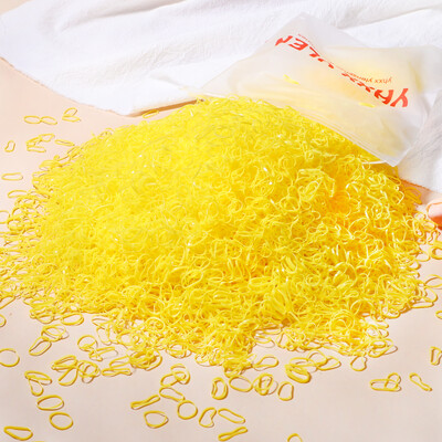 1000/2000 DB Lányok Hajkiegészítők Ajándék gumiszalag Elasztikus hajpántok Fejpántok Gyerek lófarok tartó szalagok Gyerek díszek