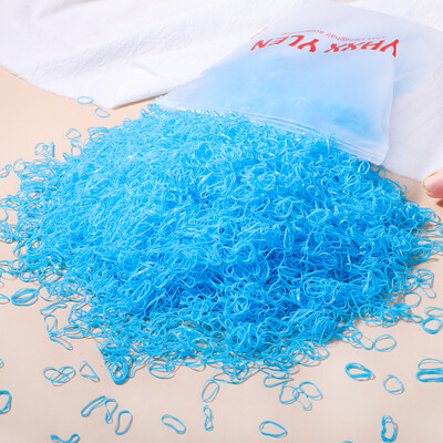 1000/2000 DB Lányok Hajkiegészítők Ajándék gumiszalag Elasztikus hajpántok Fejpántok Gyerek lófarok tartó szalagok Gyerek díszek