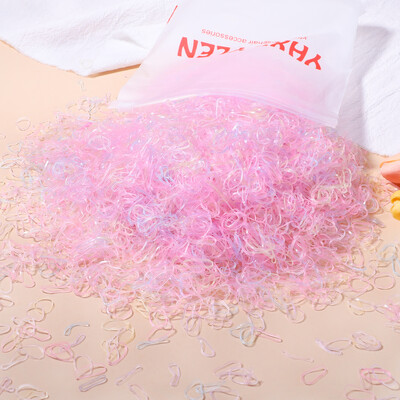 1000/2000 DB Lányok Hajkiegészítők Ajándék gumiszalag Elasztikus hajpántok Fejpántok Gyerek lófarok tartó szalagok Gyerek díszek