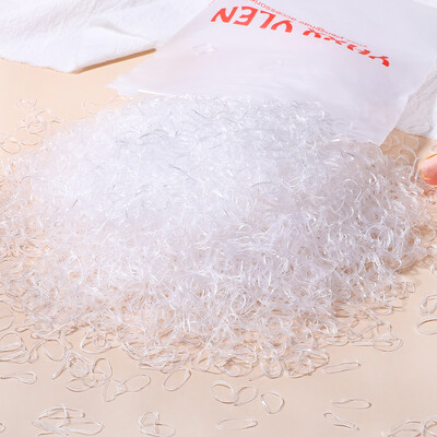 1000/2000 DB Lányok Hajkiegészítők Ajándék gumiszalag Elasztikus hajpántok Fejpántok Gyerek lófarok tartó szalagok Gyerek díszek