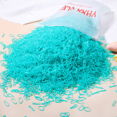 1000/2000 DB Lányok Hajkiegészítők Ajándék gumiszalag Elasztikus hajpántok Fejpántok Gyerek lófarok tartó szalagok Gyerek díszek