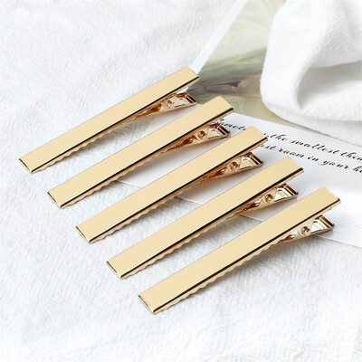 30/50 buc Agrafe de păr din metal cu aligator de culoare aurie pentru agrafe de păr pentru bijuterii DIY pentru femei Accesorii pentru instrumente de coafură