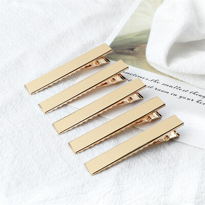 30/50 buc Agrafe de păr din metal cu aligator de culoare aurie pentru agrafe de păr pentru bijuterii DIY pentru femei Accesorii pentru instrumente de coafură