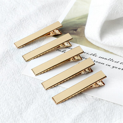 30/50 buc Agrafe de păr din metal cu aligator de culoare aurie pentru agrafe de păr pentru bijuterii DIY pentru femei Accesorii pentru instrumente de coafură