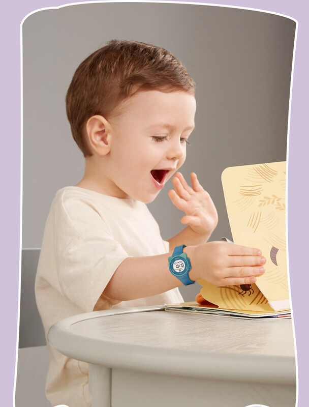 UTHAI C16 Момичета и момчета Сладък часовник Meow Star Детски детски прогимназиален водоустойчив будилник Електронен часовник