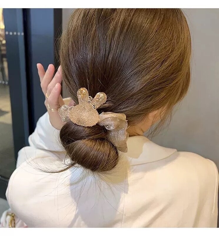 koreai újdonság a divatban Női hajgumik kiegészítők lányoknak női gumik tiara szalag fejpánt Nyúl póni o kötél masni