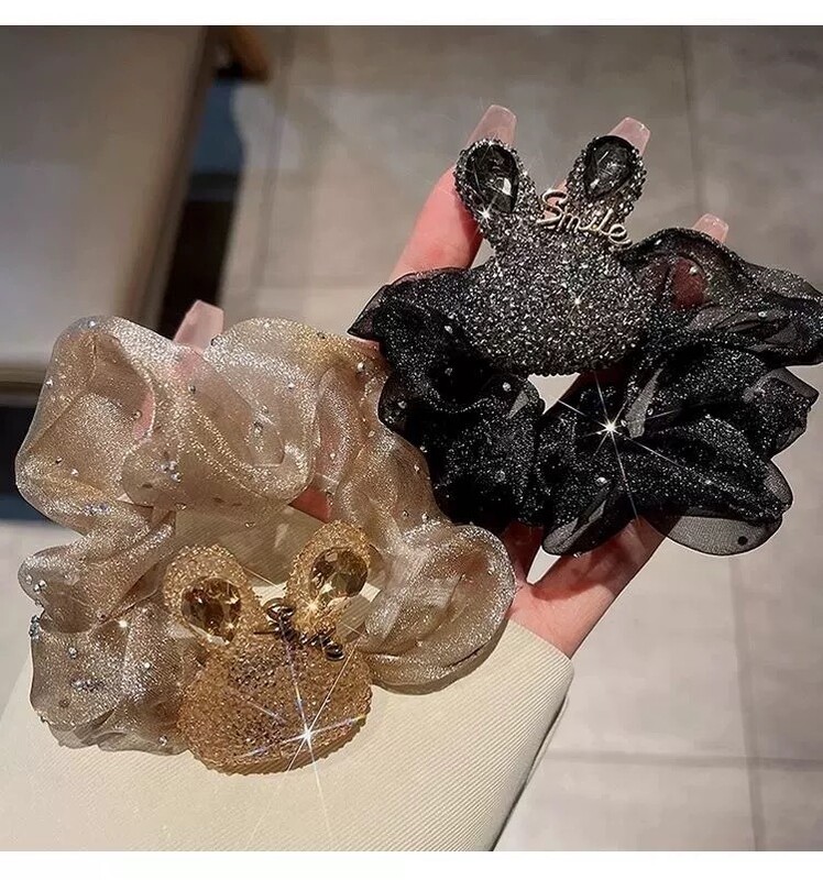 koreai újdonság a divatban Női hajgumik kiegészítők lányoknak női gumik tiara szalag fejpánt Nyúl póni o kötél masni