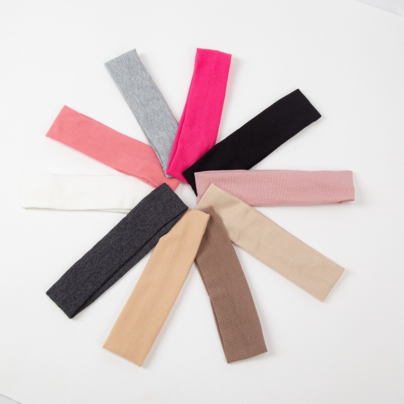 Nauja Unisex galvos juosta Sportinė elastinė bėgimo plaukų juosta Joga plaukų juostelė Moterims Vyrų mada makiažas Plaukų lankelis Galvos apvyniojimas Plaukų aksesuarai