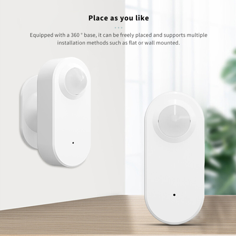 Xiaomi WIFI Zigbee 3.0 Senzor de mișcare a corpului uman Aplicație Smart Life fără fir Mișcarea corpului Mini Senzor de mișcare PIR cu Gateway Zigbee