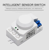 Smart Sensor Switch 220V 5,8G Motion Sensor Light Switch 360 Degree Radar Body Motion Sensor Light Switch Body Motion Detector