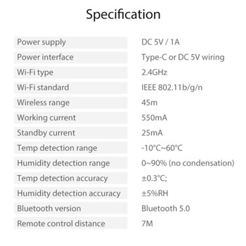 Cerhot Tuya WiFi WiFi Έξυπνος θερμοστάτης Θερμοστάτης Κλιματιστικό IR Θερμοκρασία Υγρασίας Υπέρυθρες Ελεγκτής USB Power LCDTouch