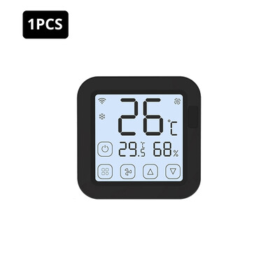 MOES Tuya WiFi IR Termostat Controler Ecran LCD Buton tactil Telecomandă fără fir Senzor de temperatură și umiditate încorporat alexa