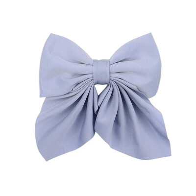 Új Sweet Bows Hajtűk Egyszínű Bowknot Hajcsatok Lányoknak Szatén Pillangó Barrettes Kacsacsőrű Clip gyerekeknek Hajkiegészítők