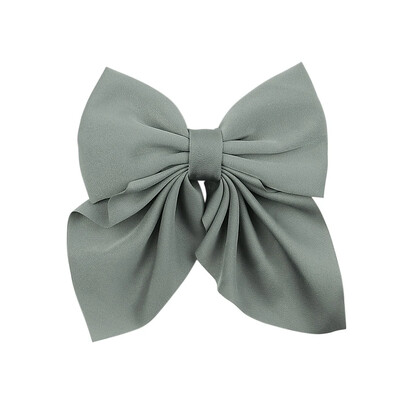 Új Sweet Bows Hajtűk Egyszínű Bowknot Hajcsatok Lányoknak Szatén Pillangó Barrettes Kacsacsőrű Clip gyerekeknek Hajkiegészítők