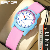 2024 Sanda első osztályú kvarc szabadidős férfi és női többfunkciós vízálló ütésálló óra 6701 G stílusú karórák