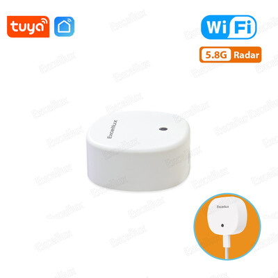 Tuya Zigbee WiFi žmogaus buvimo jutiklis MmWave radaro detektorius su skaisčio jutikliu Smart Home Judesio jutiklis Pakeiskite PIR jutiklius