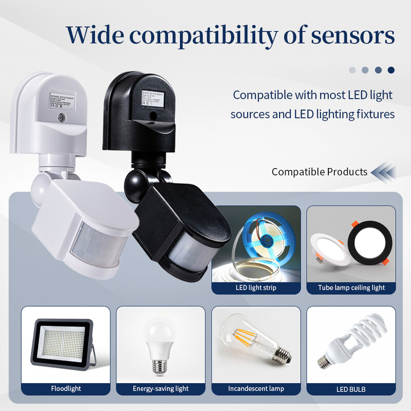 Mozgásérzékelő kapcsoló 110-240 V automatikus infravörös emberi test indukciós érzékelő időzítő késleltetése háztartási beltéri fényérzékelőhöz