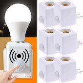 Νέος AC110-220V Επιτοίχιος Προσαρμογέας κεφαλής λαμπτήρα με αισθητήρα υπερύθρων με ανθρώπινο αισθητήρα LED Intelligent Delay E27 Βιδωτή θύρα