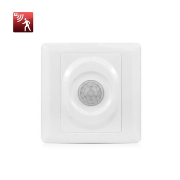 AC 110V 220V PIR Αισθητήρας κίνησης υπερύθρων Επίτοιχος αισθητήρας κίνησης Διακόπτης ON/OFF Αυτόματη εσοχή για λαμπτήρες LED