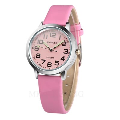 Naujas aukštos kokybės juodas didelis skaitmeninis vaikų berniukų mergaičių studentų vaikų laikrodis laisvalaikio kvarcinė suknelė Laikrodis Relojes Kol Saati