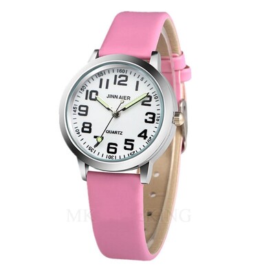 Naujas aukštos kokybės juodas didelis skaitmeninis vaikų berniukų mergaičių studentų vaikų laikrodis laisvalaikio kvarcinė suknelė Laikrodis Relojes Kol Saati