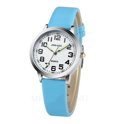 Naujas aukštos kokybės juodas didelis skaitmeninis vaikų berniukų mergaičių studentų vaikų laikrodis laisvalaikio kvarcinė suknelė Laikrodis Relojes Kol Saati